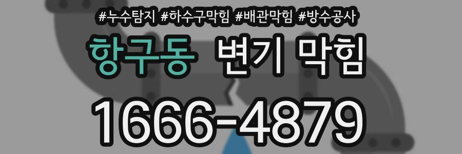 항구동 변기 막힘