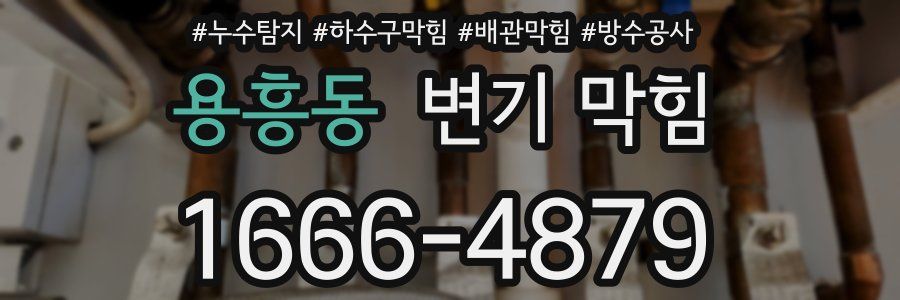 용흥동 변기 막힘