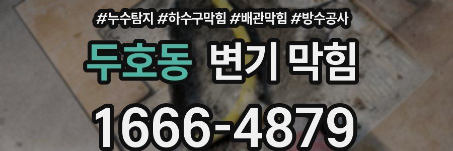 두호동 변기 막힘