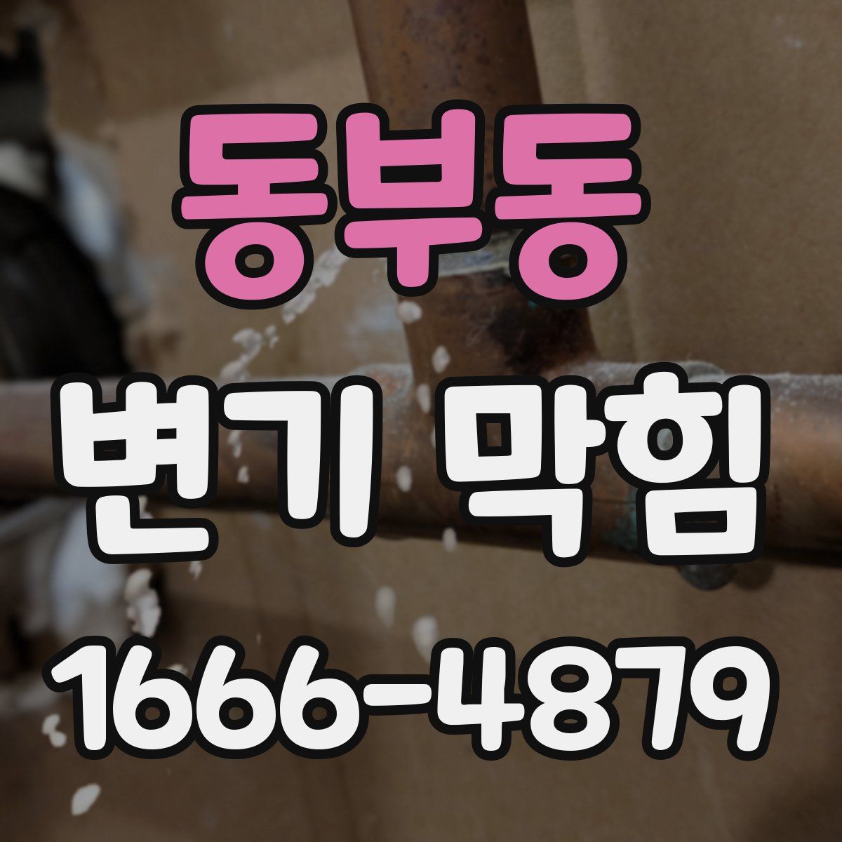 동부동 변기 막힘