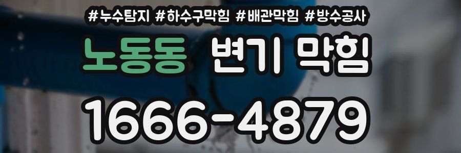 노동동 변기 막힘