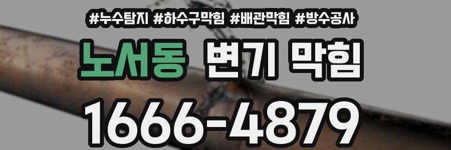 노서동 변기 막힘