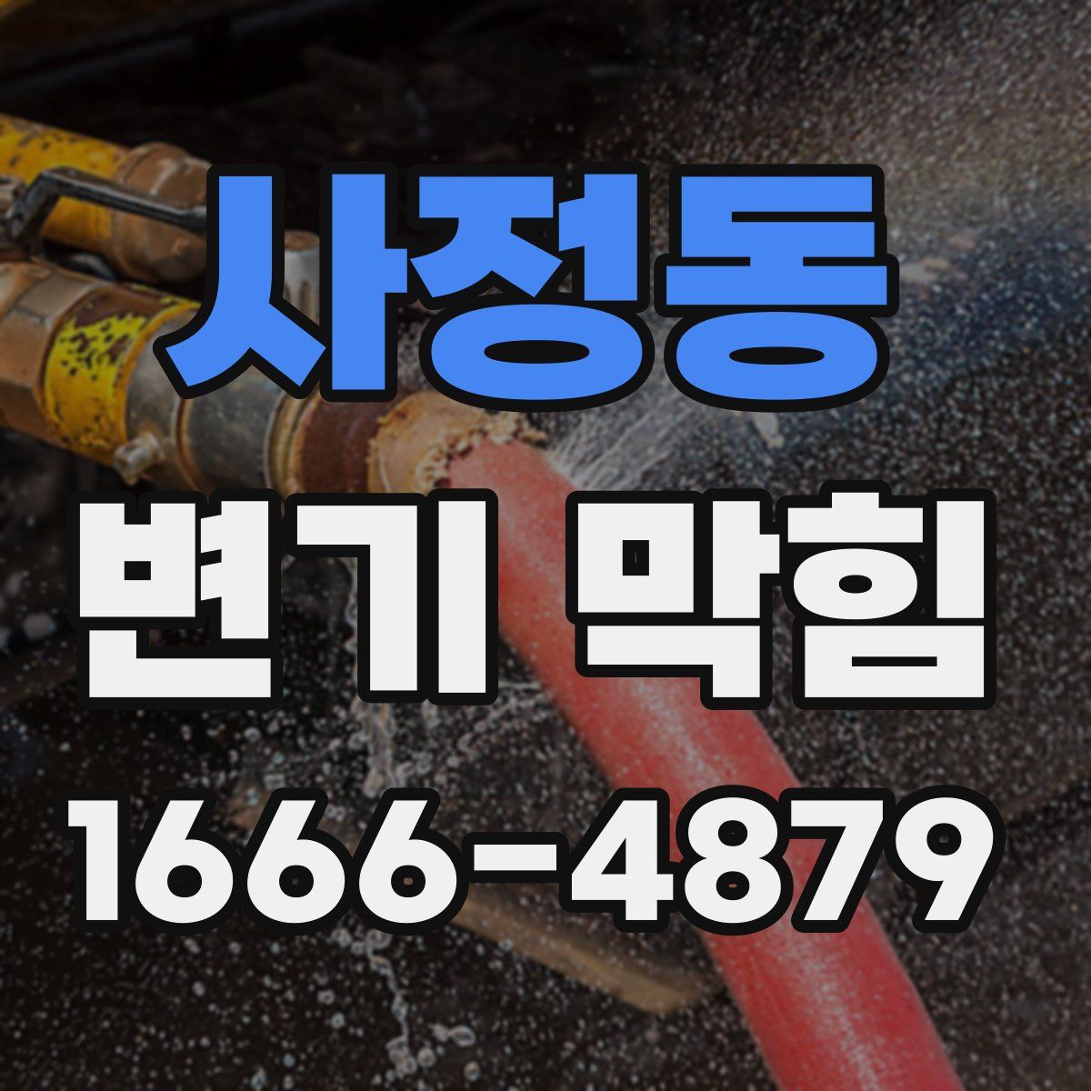 사정동 변기 막힘