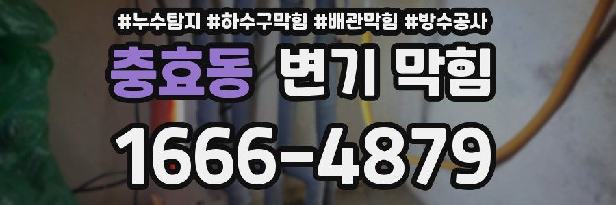 충효동 변기 막힘