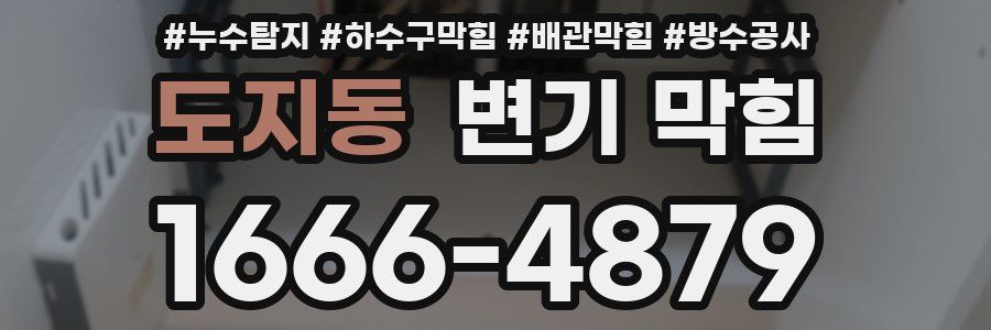 도지동 변기 막힘