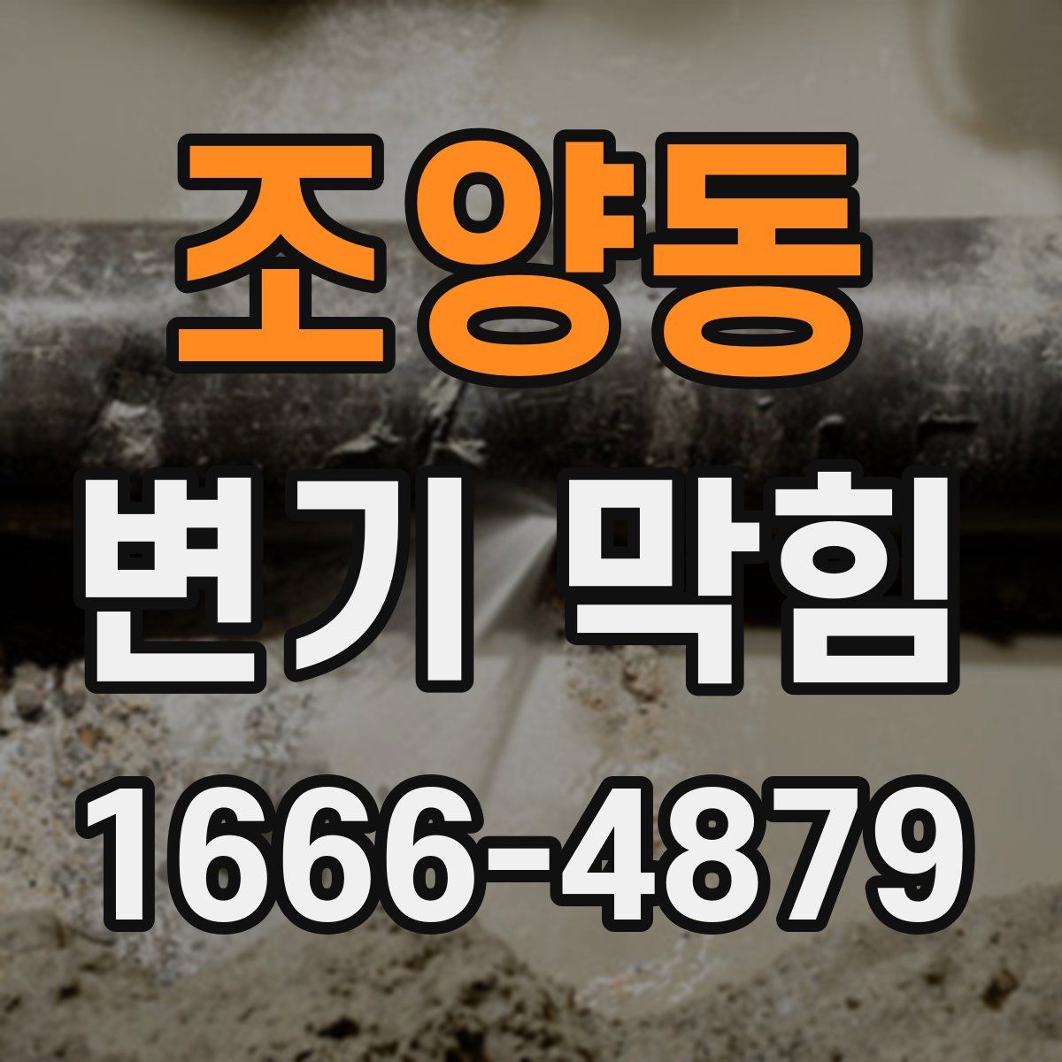 조양동 변기 막힘
