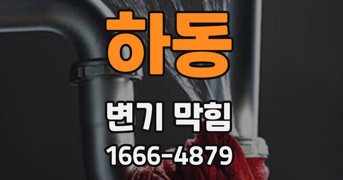 하동 변기 막힘