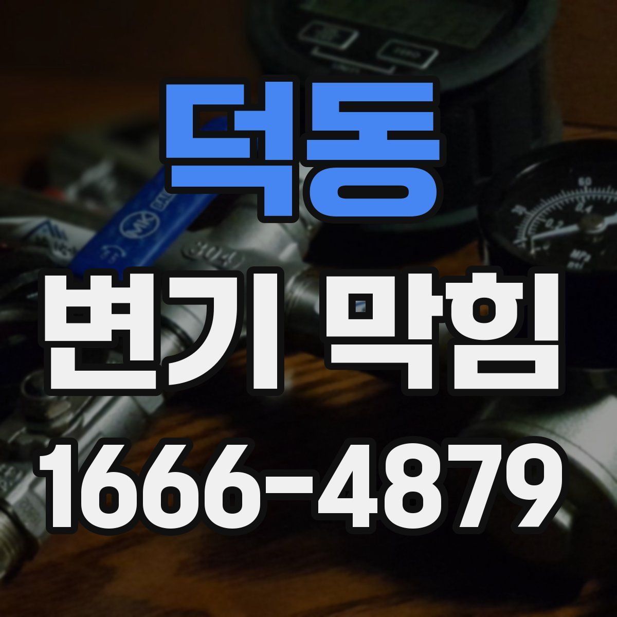 덕동 변기 막힘