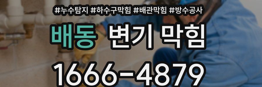 배동 변기 막힘