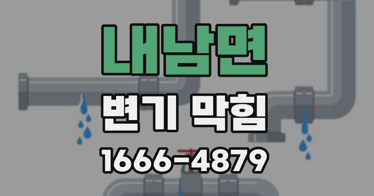 내남면 변기 막힘