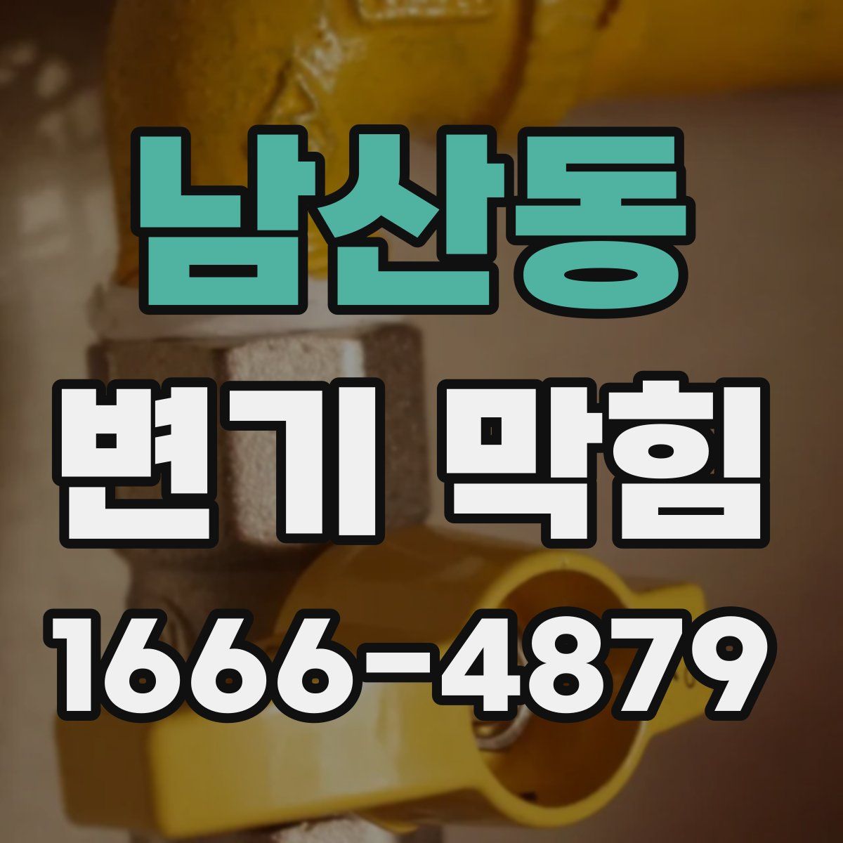 남산동 변기 막힘