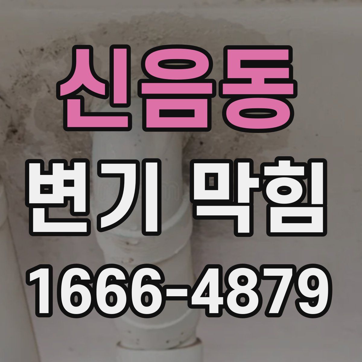 신음동 변기 막힘