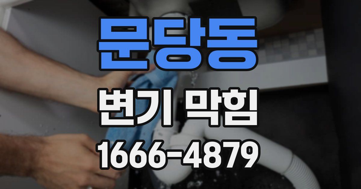문당동 변기 막힘