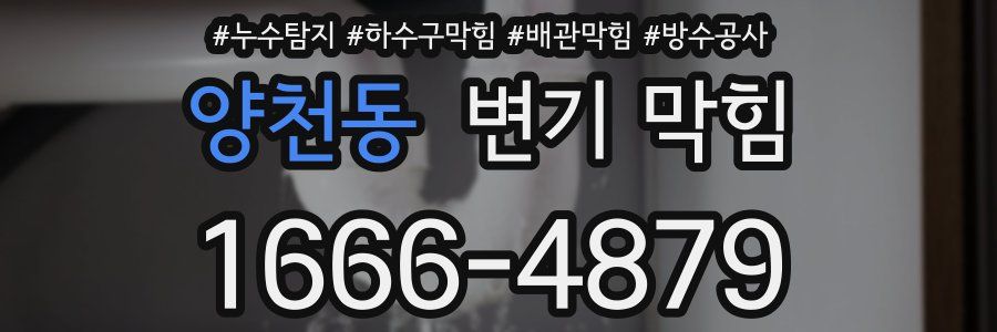 양천동 변기 막힘
