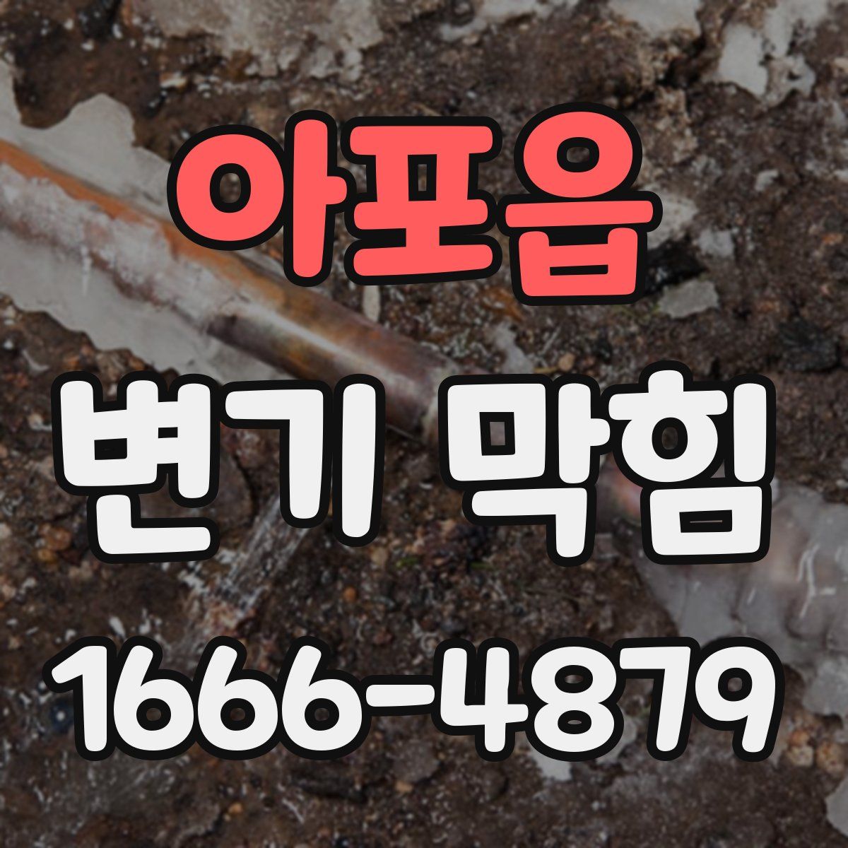 아포읍 변기 막힘