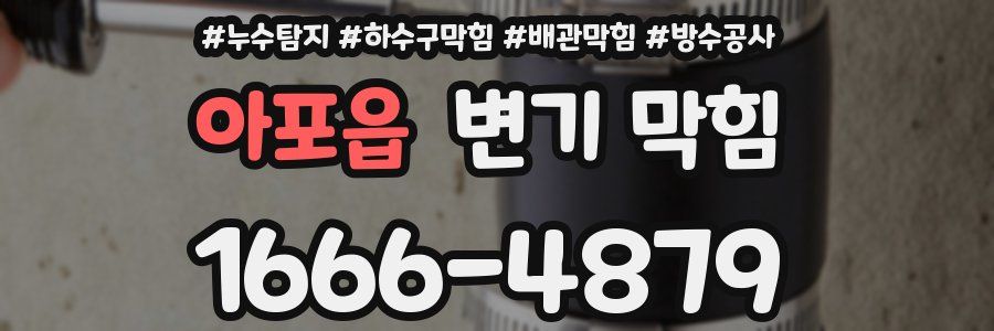 아포읍 변기 막힘