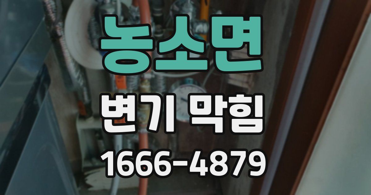 농소면 변기 막힘
