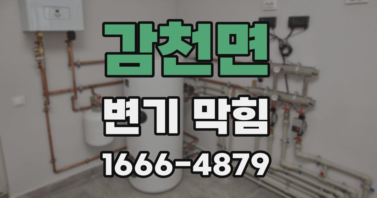 감천면 변기 막힘