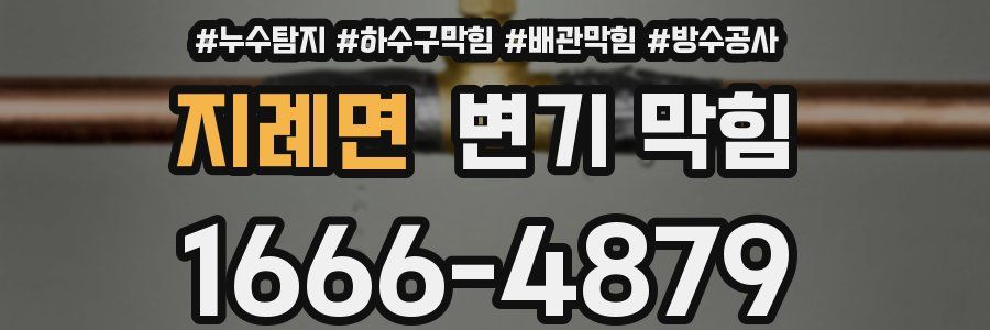 지례면 변기 막힘