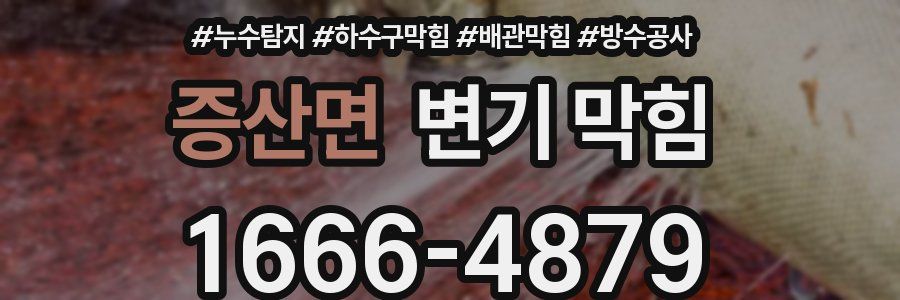 증산면 변기 막힘