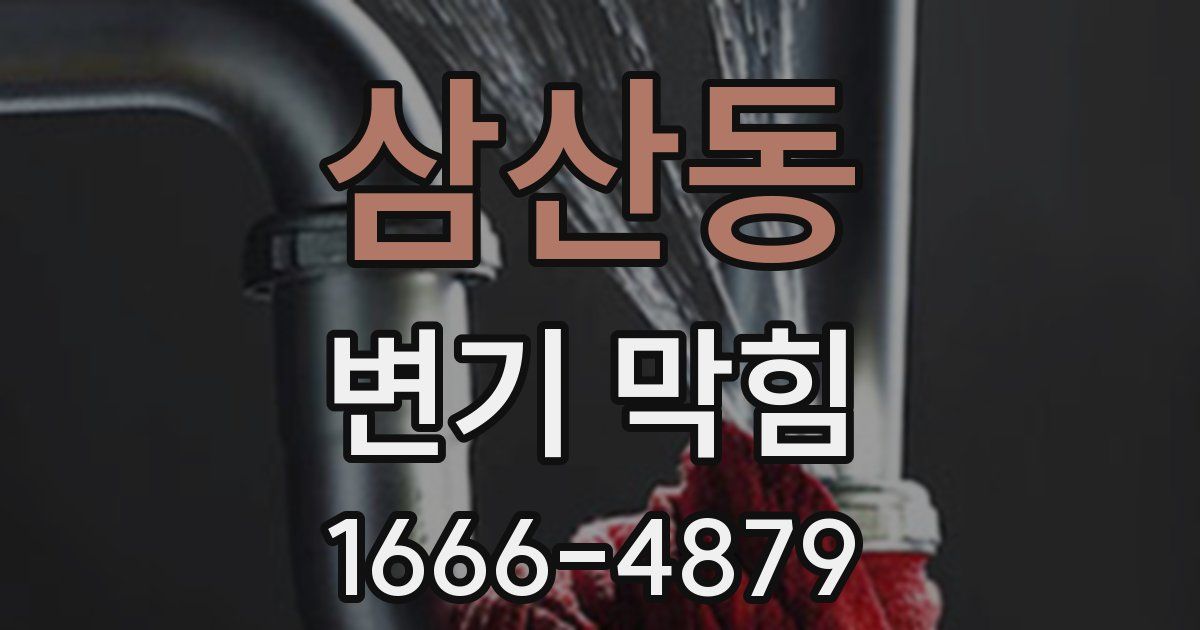 삼산동 변기 막힘