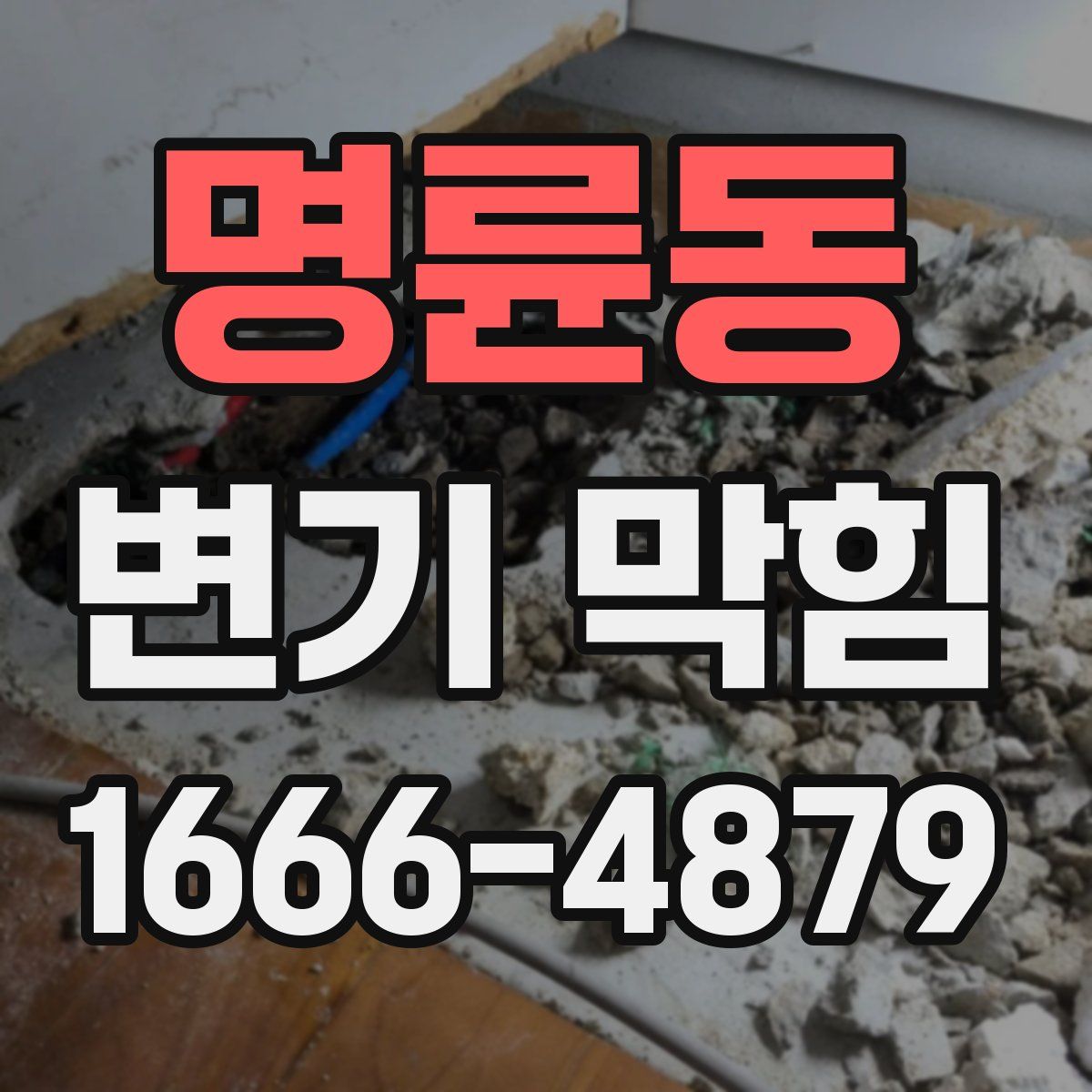 명륜동 변기 막힘