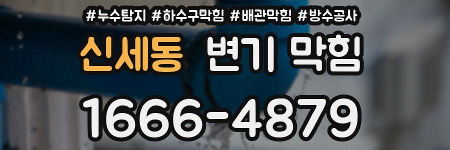 신세동 변기 막힘