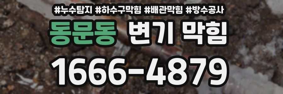 동문동 변기 막힘