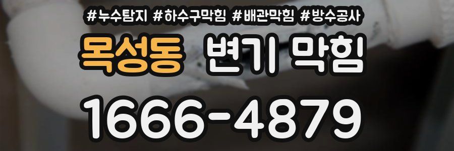목성동 변기 막힘