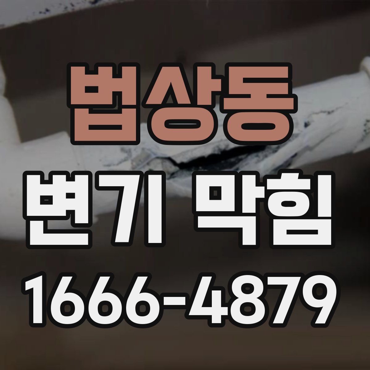 법상동 변기 막힘