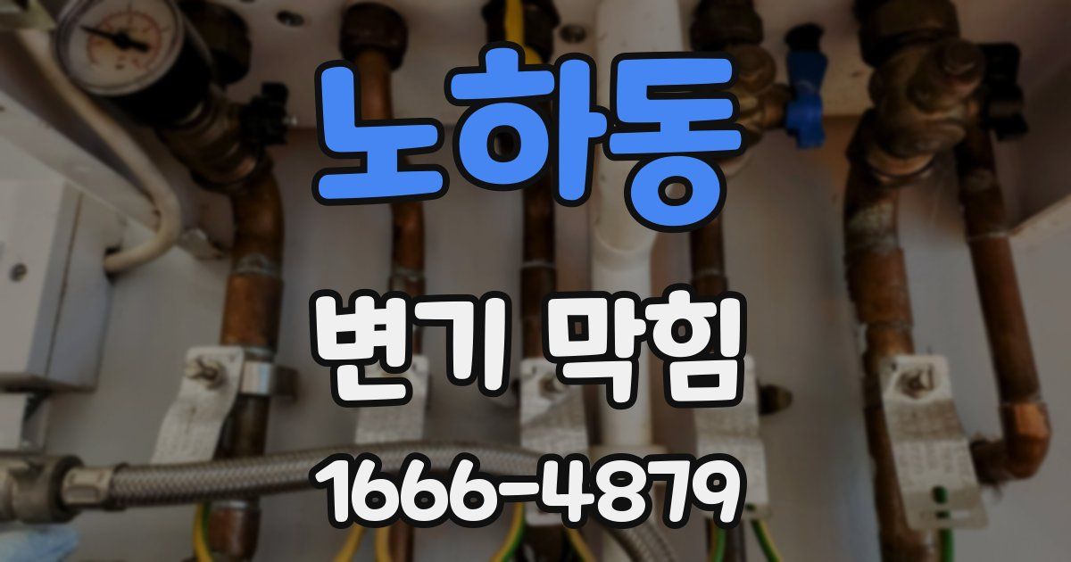 노하동 변기 막힘
