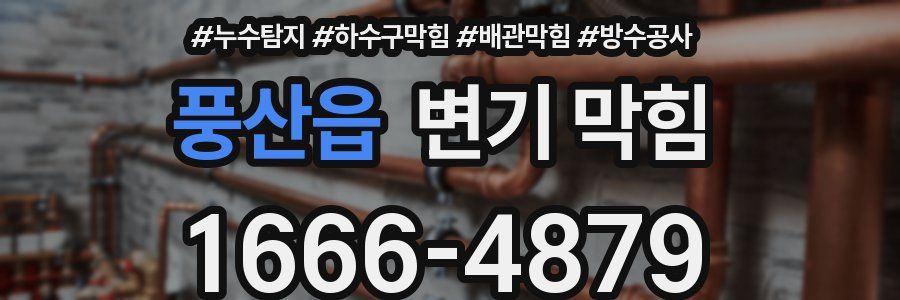 풍산읍 변기 막힘