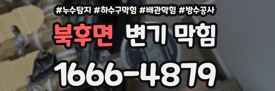 북후면 변기 막힘