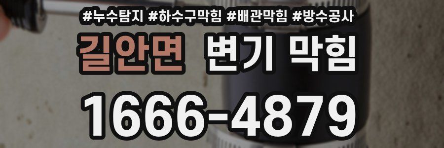 길안면 변기 막힘