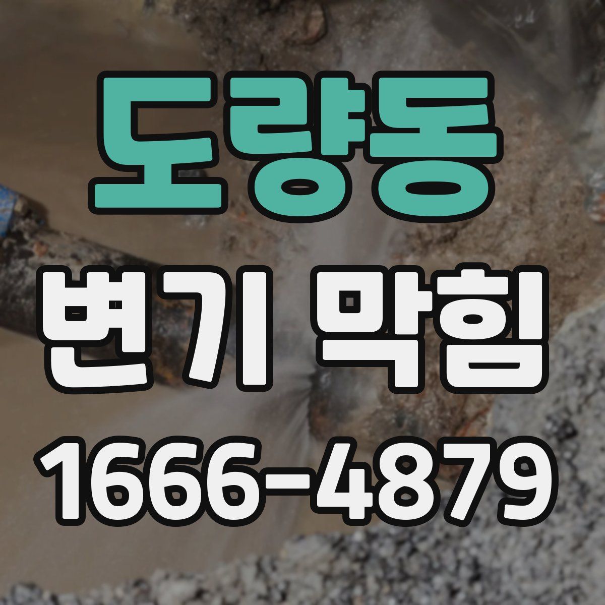 도량동 변기 막힘