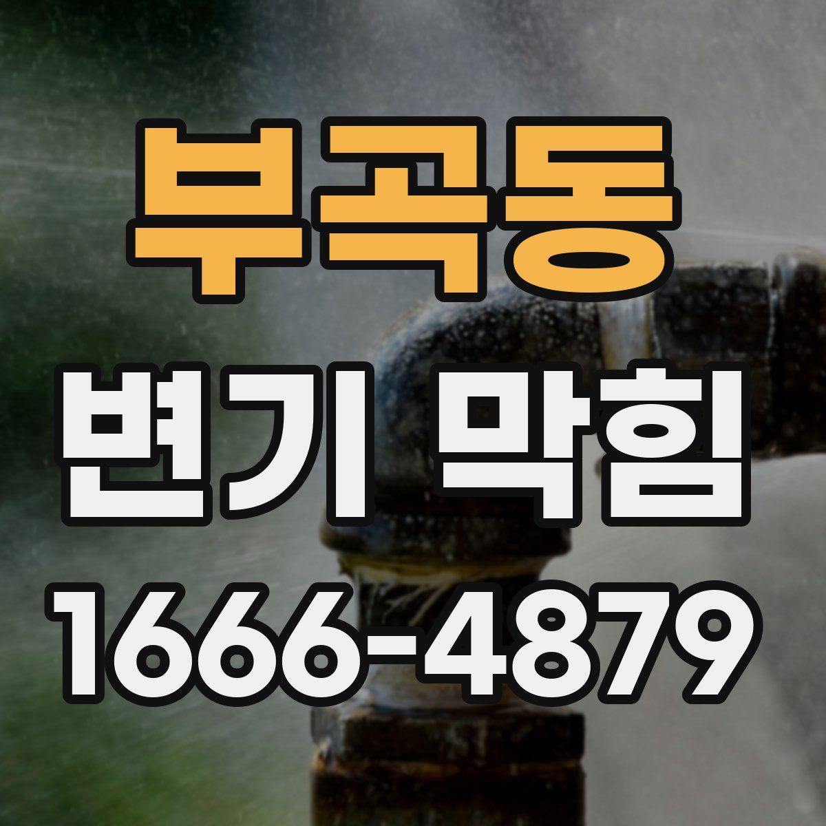 부곡동 변기 막힘