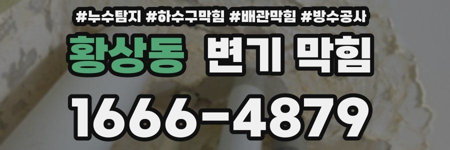 황상동 변기 막힘