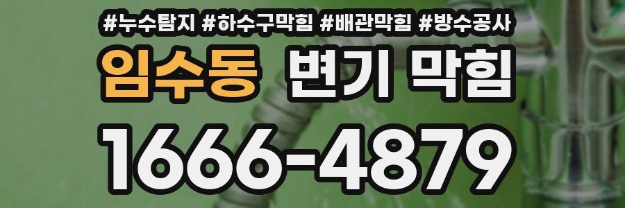 임수동 변기 막힘