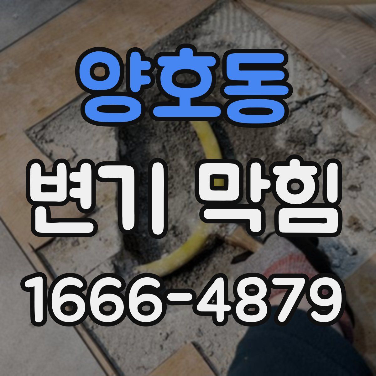 양호동 변기 막힘