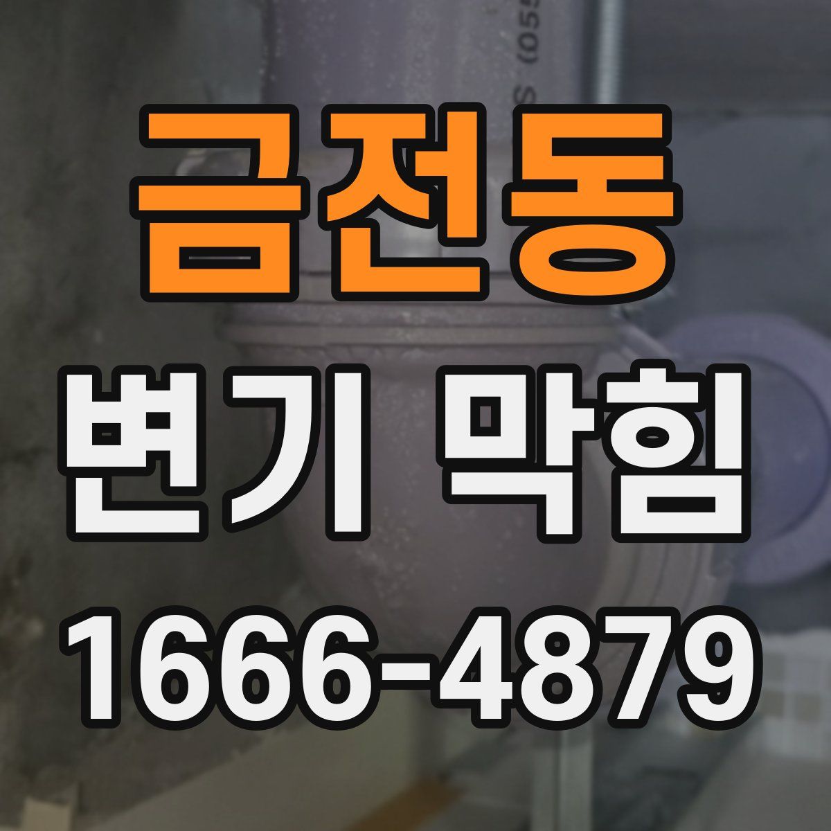 금전동 변기 막힘