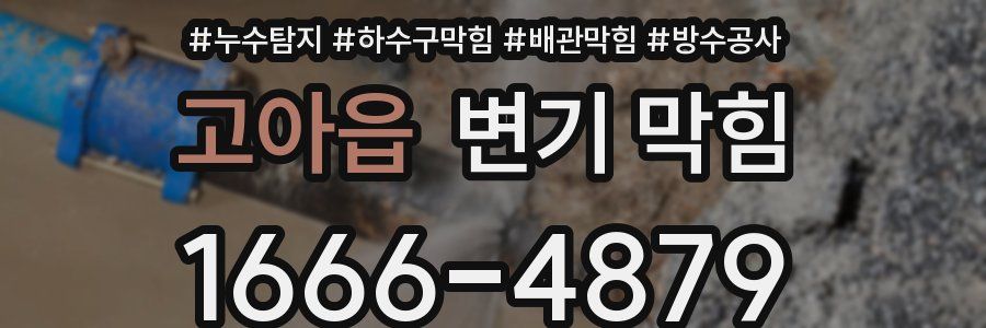 고아읍 변기 막힘