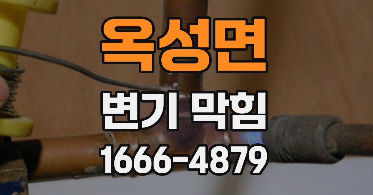 옥성면 변기 막힘