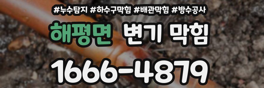 해평면 변기 막힘