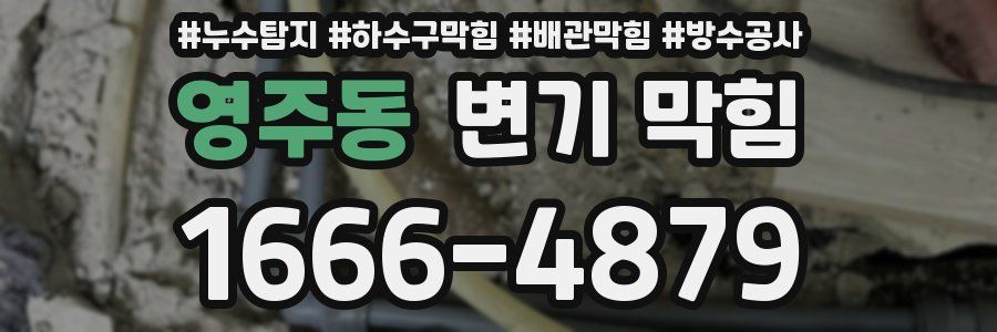 영주동 변기 막힘