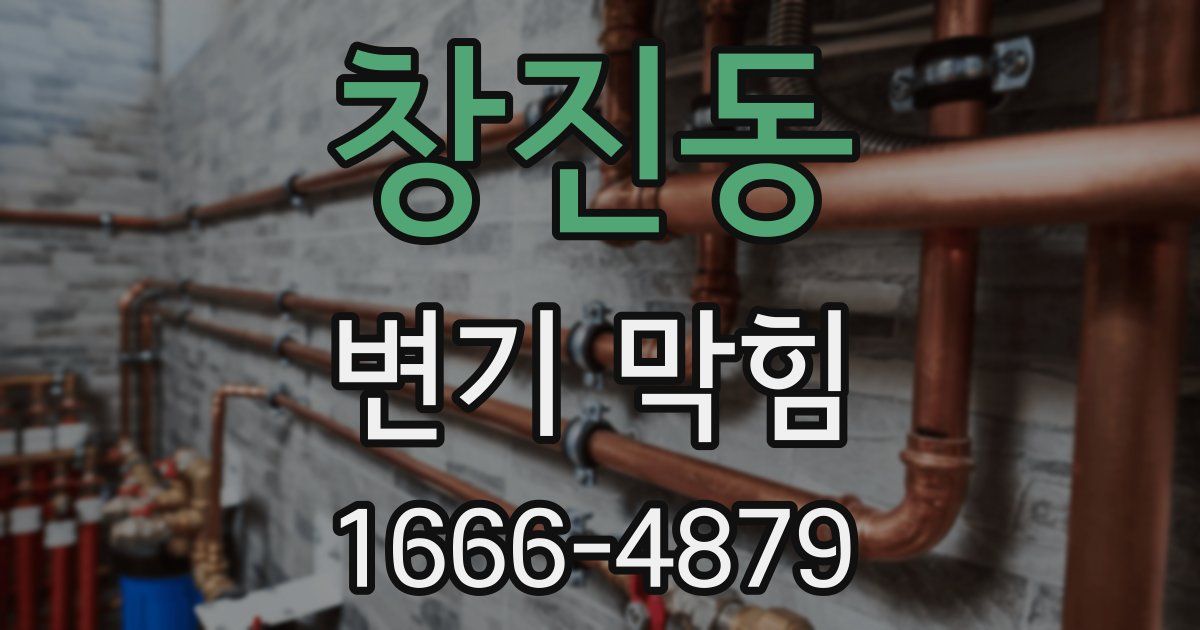 창진동 변기 막힘
