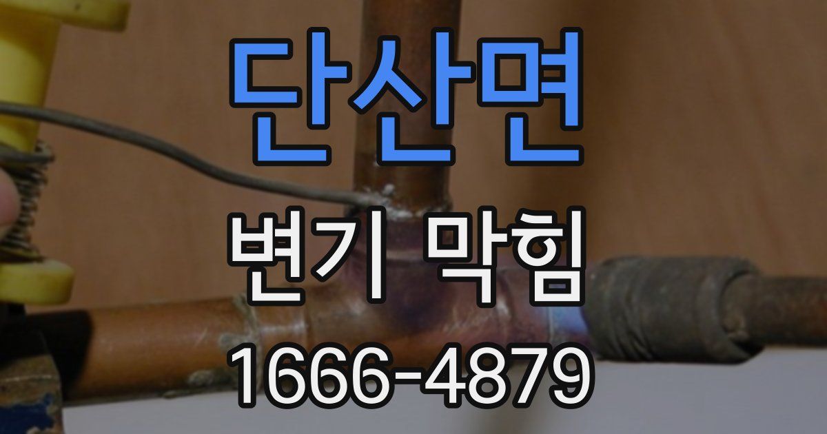단산면 변기 막힘