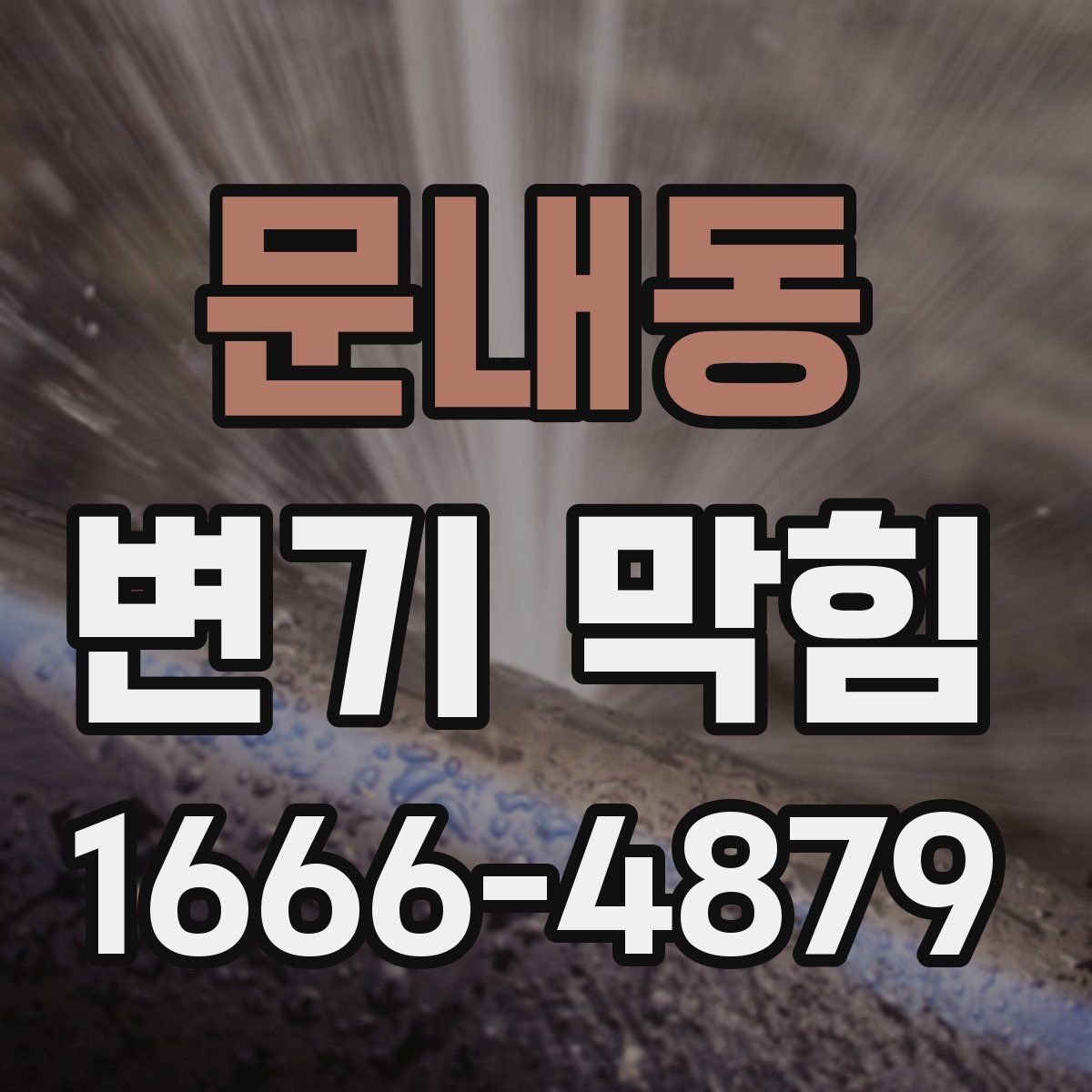 문내동 변기 막힘