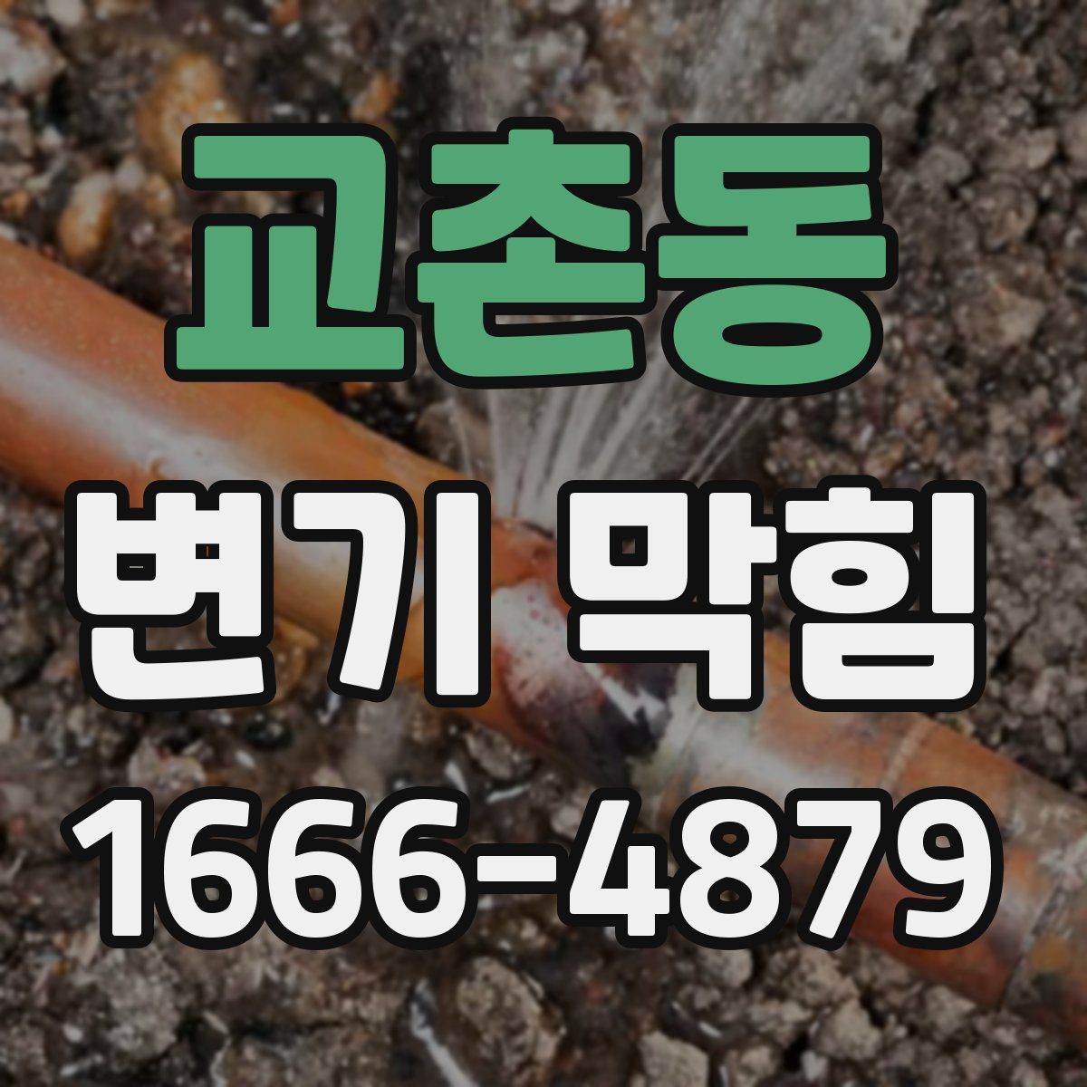 교촌동 변기 막힘