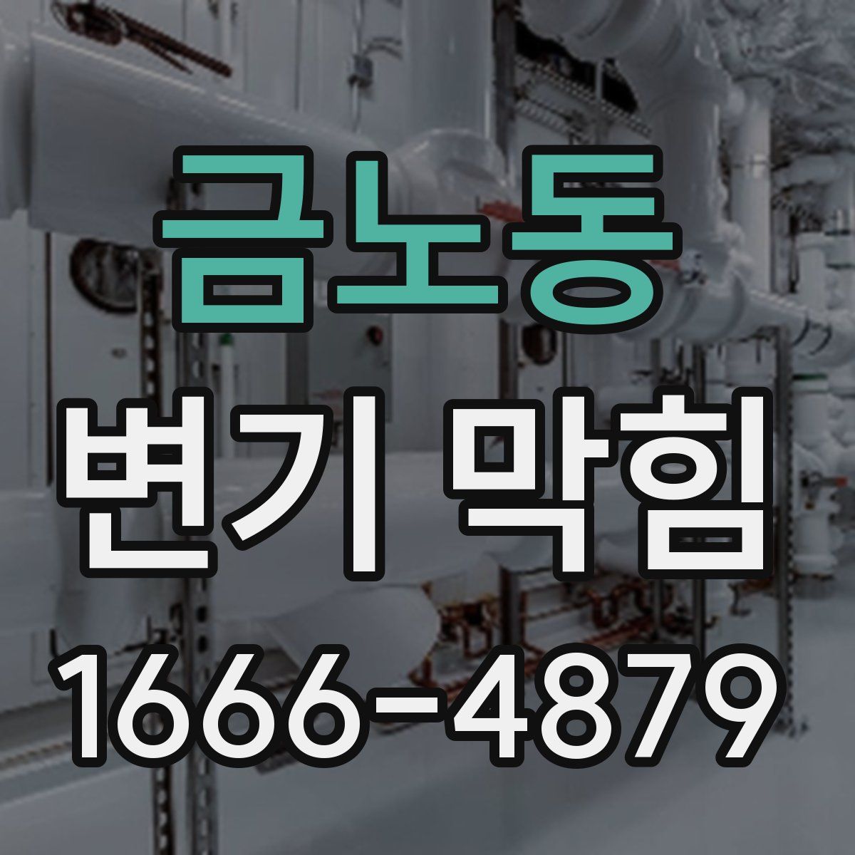 금노동 변기 막힘
