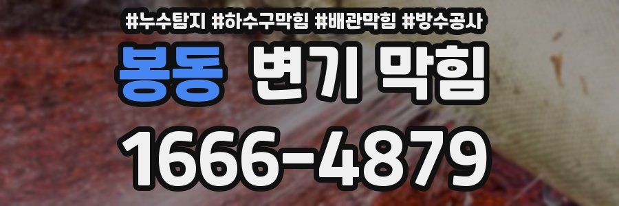 봉동 변기 막힘